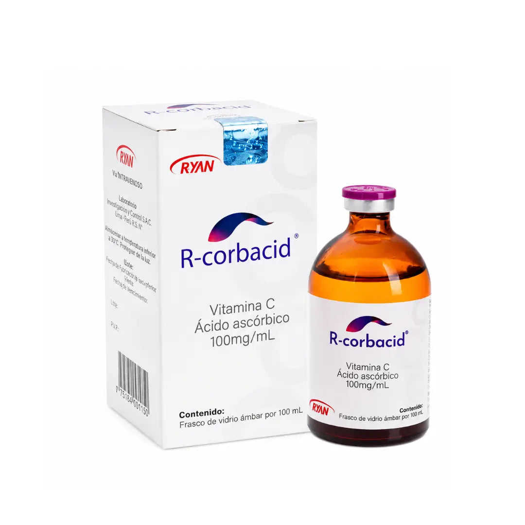 R-Corbacid Vitamina C Medicamento RX INVIMA 2023M-0020959 – vitamina C inyectable disponible en Alternativ Colombia.