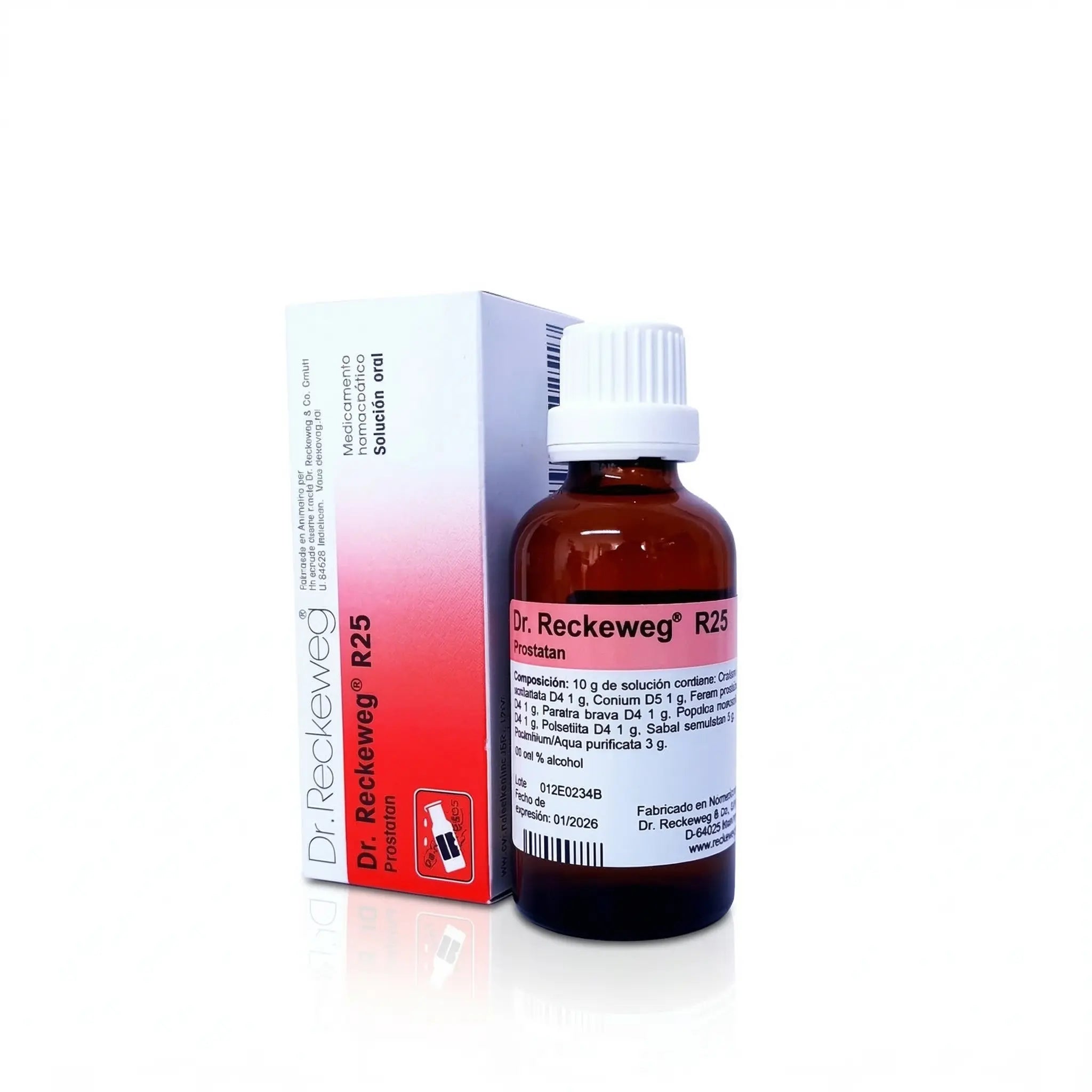 R25 Prostatan Reckeweg gotas 50 ml medicamento homeopático alemán Colombia