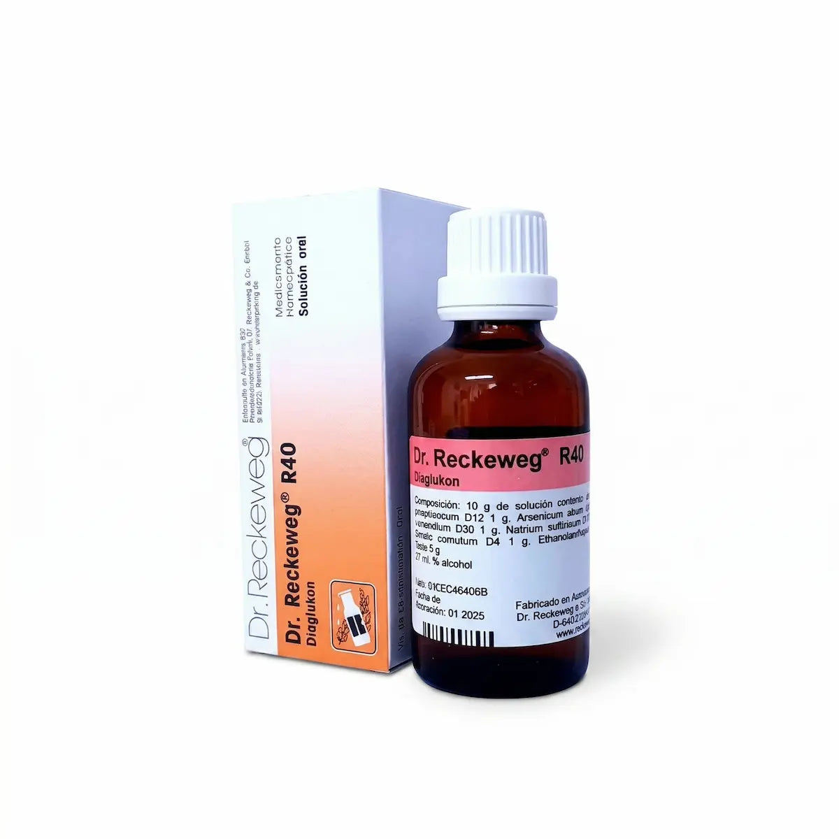 R40 Diaglukon Reckeweg gotas 50 ml medicamento homeopático alemán Colombia