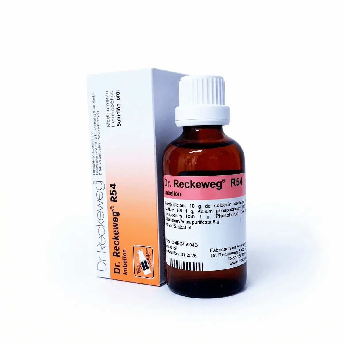 R54 Imbelion Reckeweg gotas 50 ml medicamento homeopático alemán Colombia