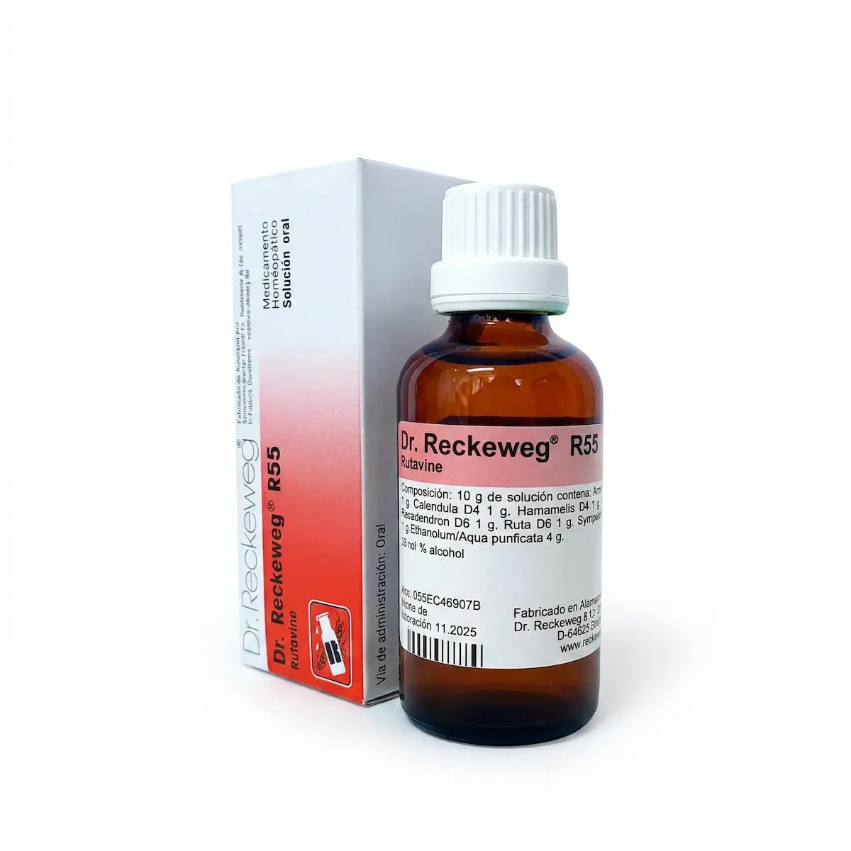 R55 Rutavine Reckeweg gotas 50 ml medicamento homeopático alemán Colombia