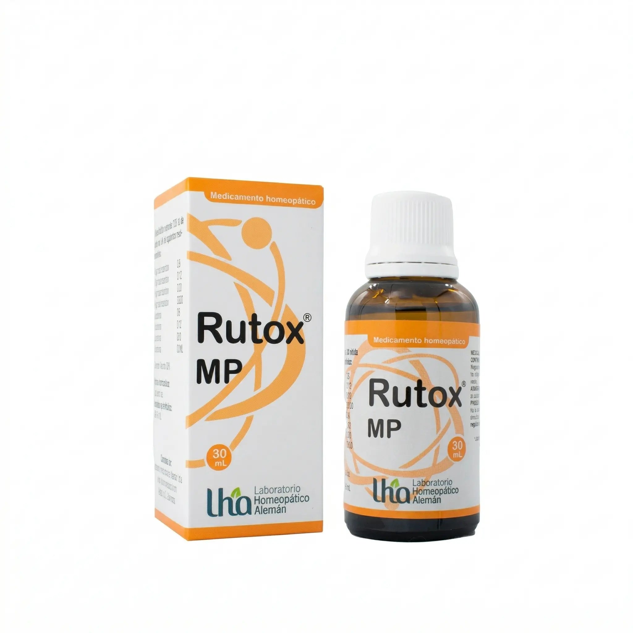 Rutox MP gotas LHA 30 ml medicamento homeopático fórmula médica RX Colombia Alternativ