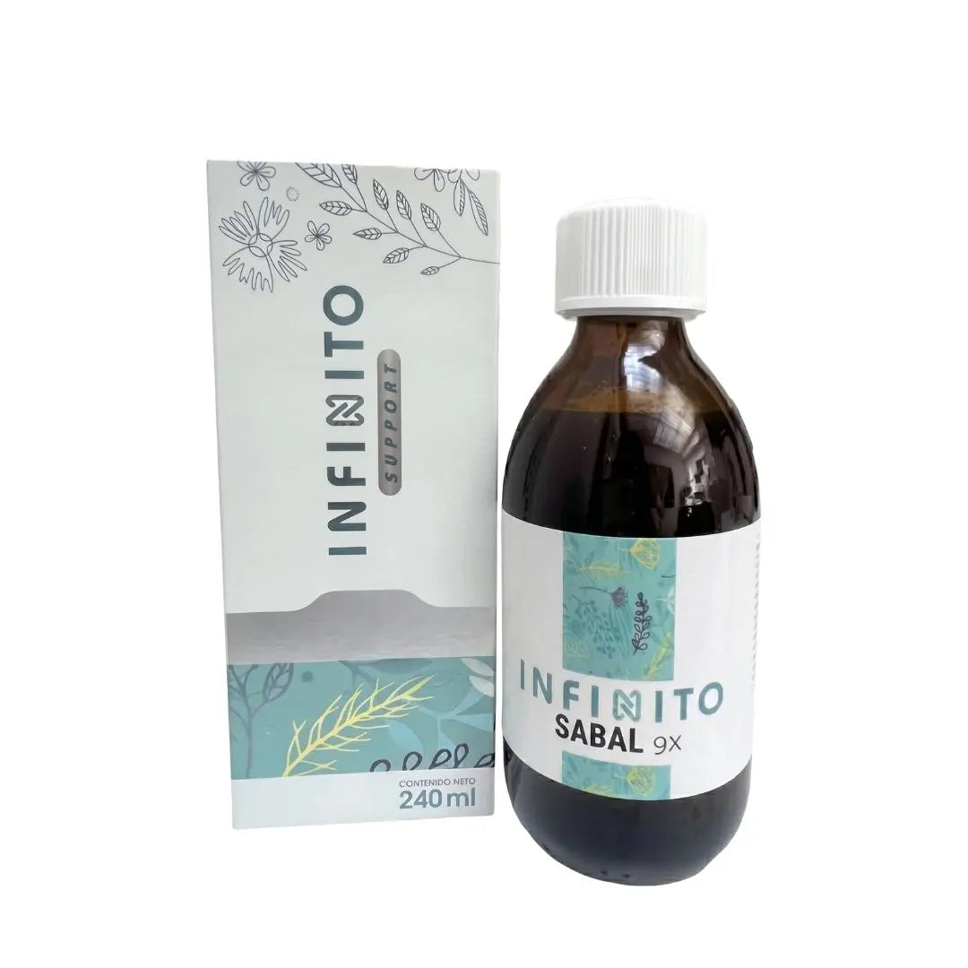 Sabal 9X Jarabe medicamento homeopático oficinal elaborado por Laboratorio Infinito H&V y distribuido por Alternativ S.A.S.