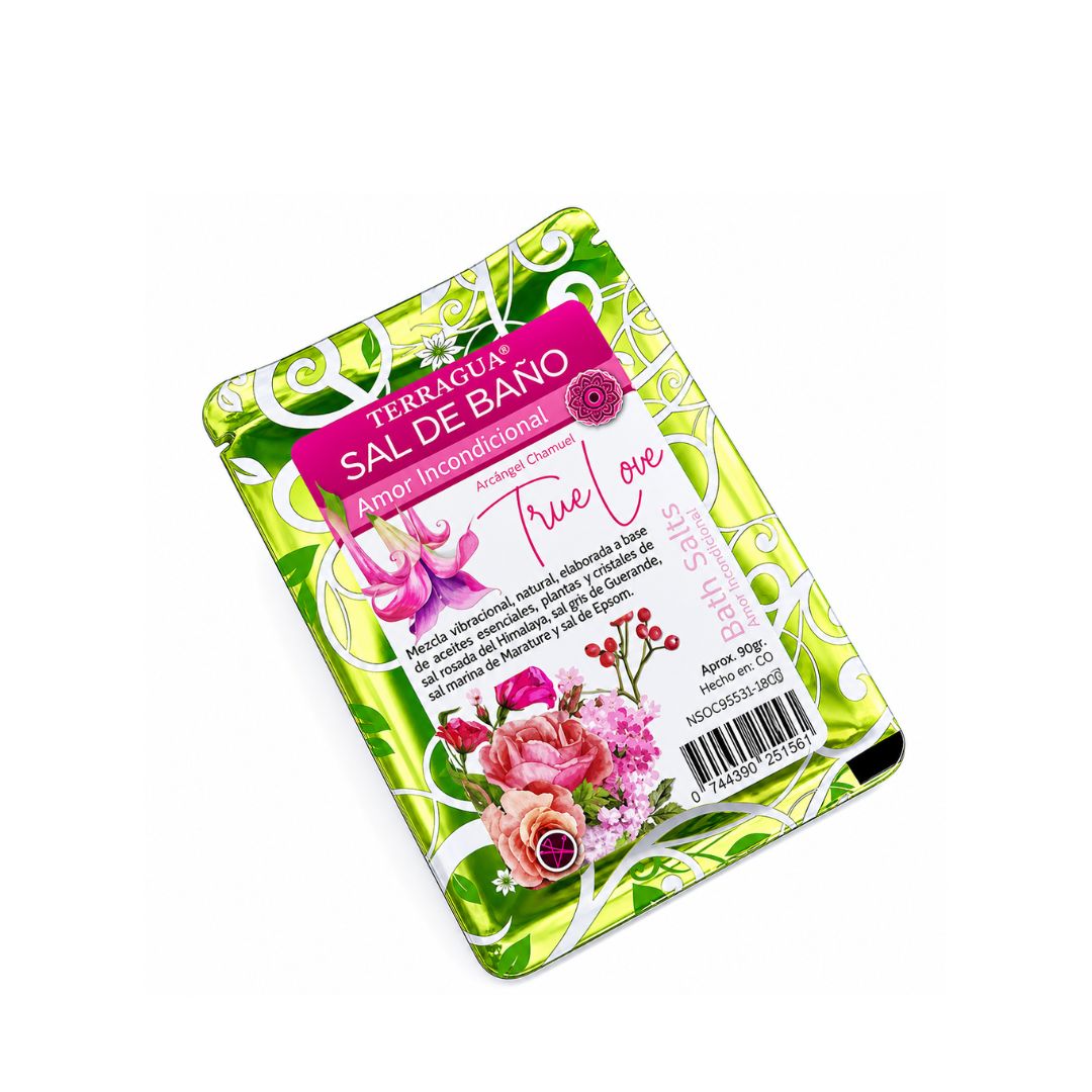 Sales de baño True Love Terragua para amor propio y autocuidado