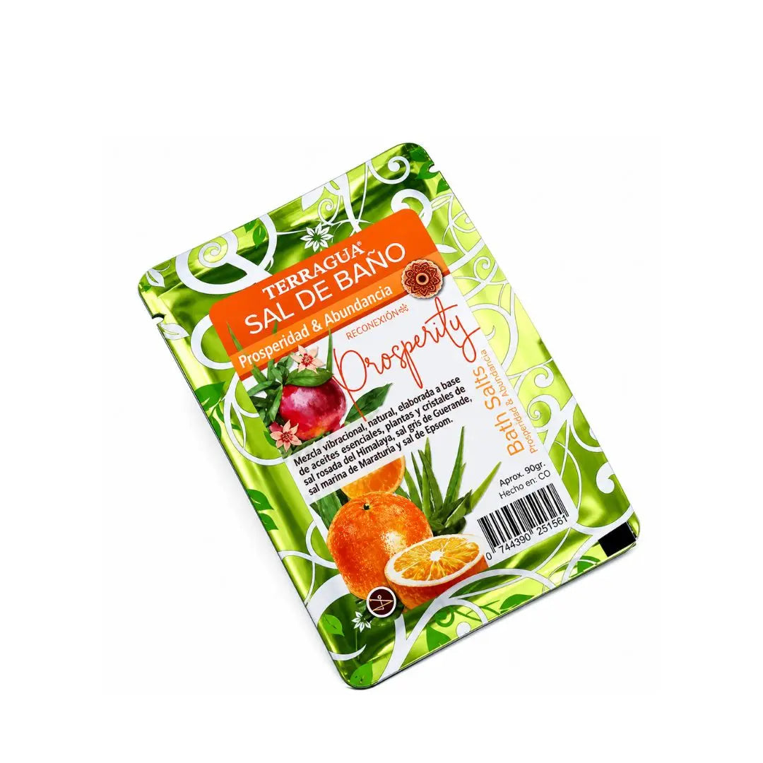 Sales de baño Prosperity Terragua para abundancia y energía positiva
