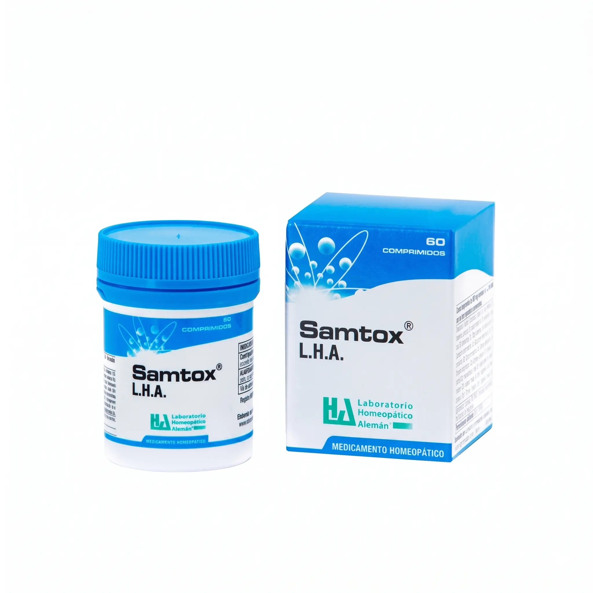 Samtox comprimidos LHA x60 medicamento homeopático fórmula médica Colombia Alternativ