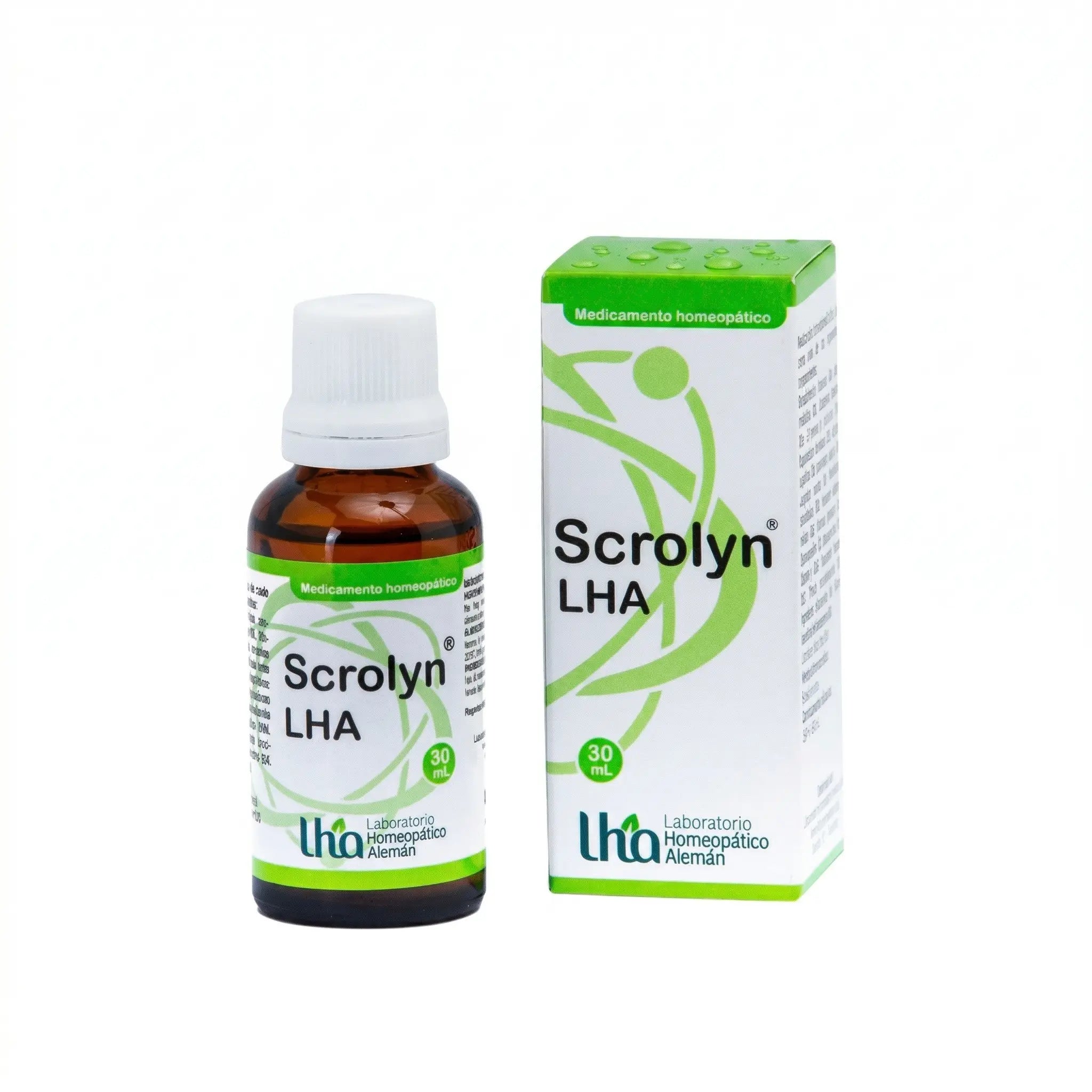 Scrolyn gotas LHA 30 ml medicamento homeopático fórmula médica Colombia Alternativ