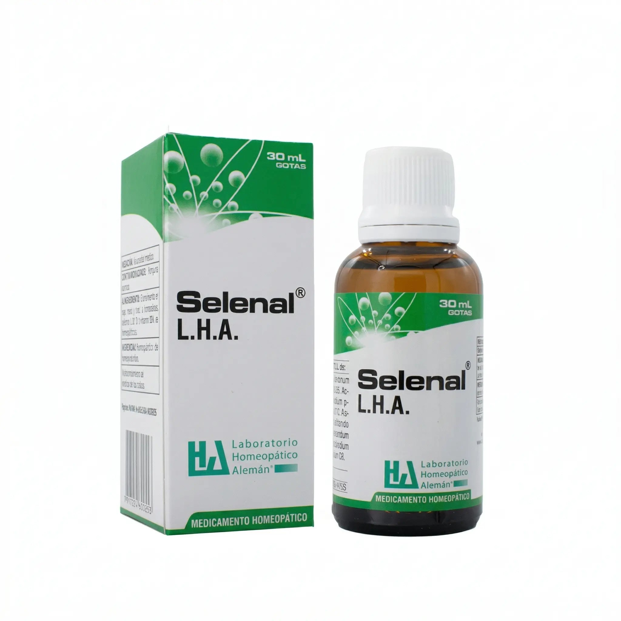 Selenal gotas LHA 30 ml medicamento homeopático fórmula médica Colombia Alternativ