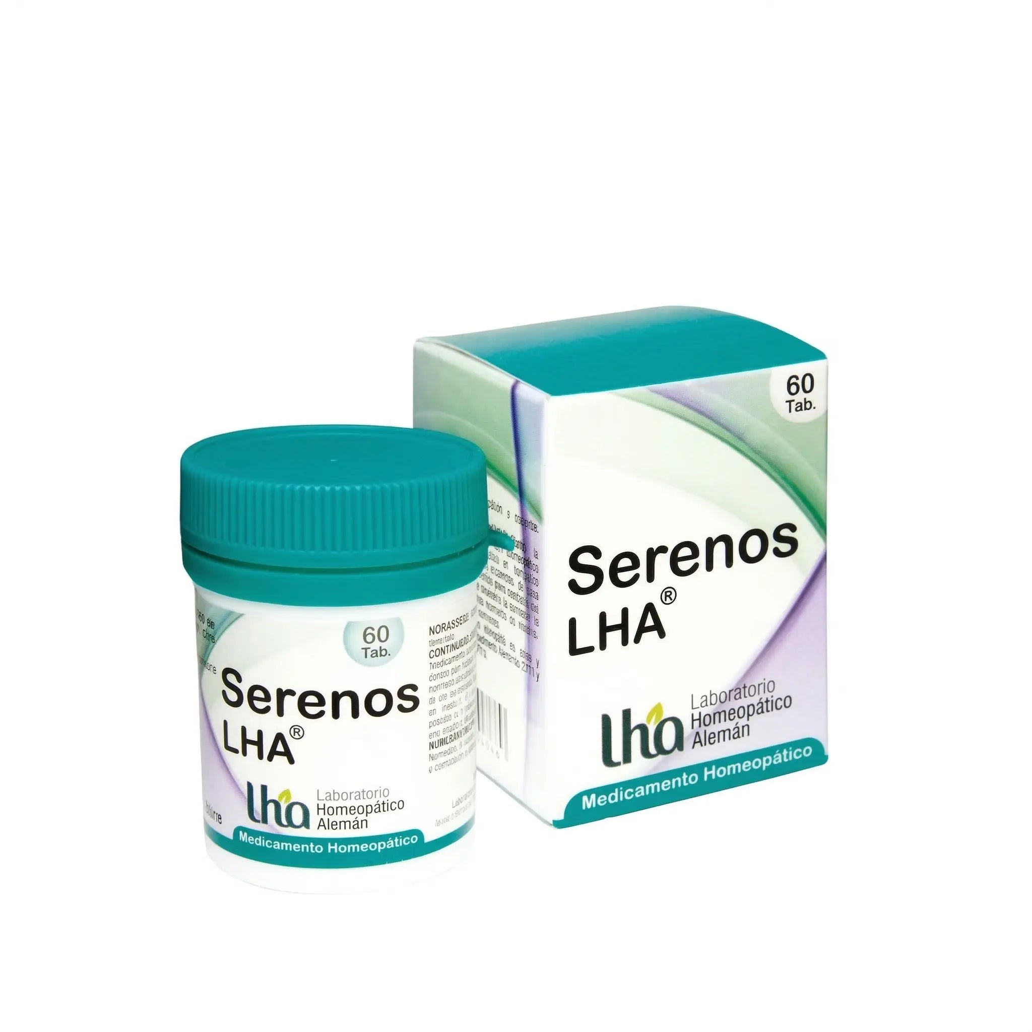 Serenos LHA comprimidos tratamiento homeopático sueño y sistema nervioso frasco x60 Colombia