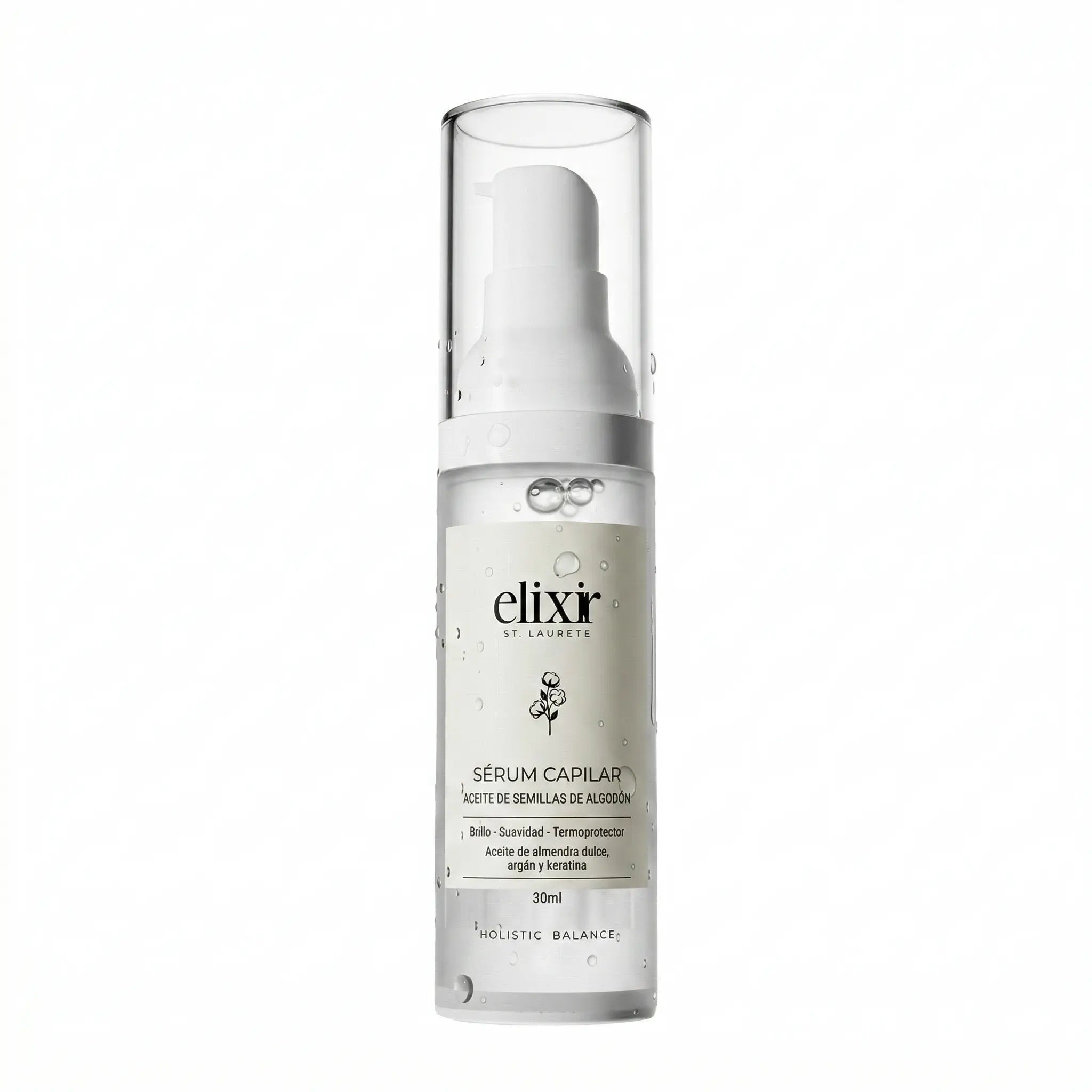 Sérum capilar Elixir 30 ml brillo reparación termoprotección cabello Colombia Alternativ