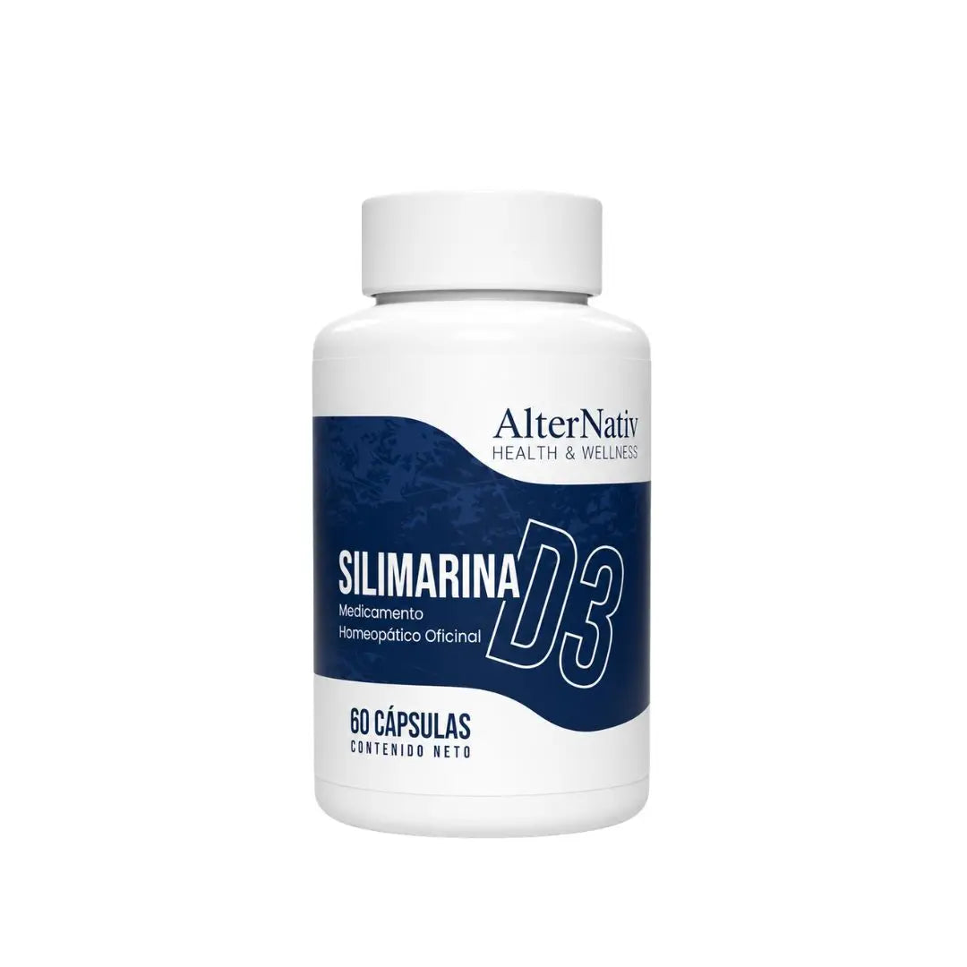 Silimarina D3 cápsulas x60 medicamento homeopático oficinal Alternativ Colombia Jaquin France