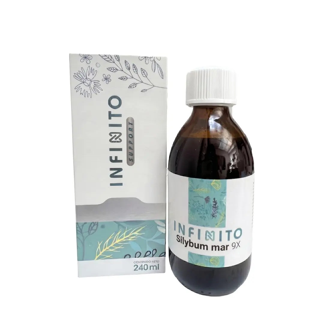 Silybum Mar 9X Jarabe medicamento homeopático oficinal elaborado por Laboratorio Infinito H&V y distribuido por Alternativ S.A.S.