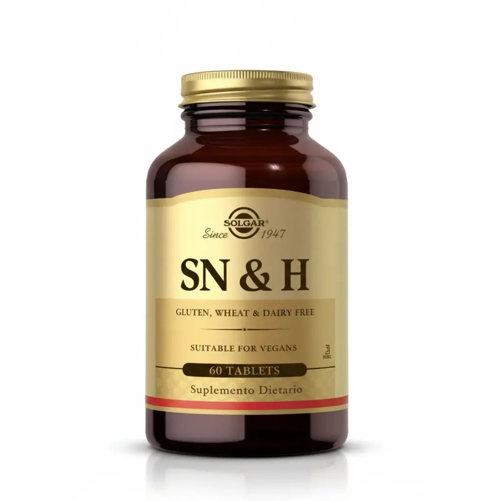 SN&H Cabello, Piel y Uñas Solgar – Suplemento dietario con vitaminas, minerales y aminoácidos de alta pureza. Distribuido por Alternativ SAS, farmacia integrativa.