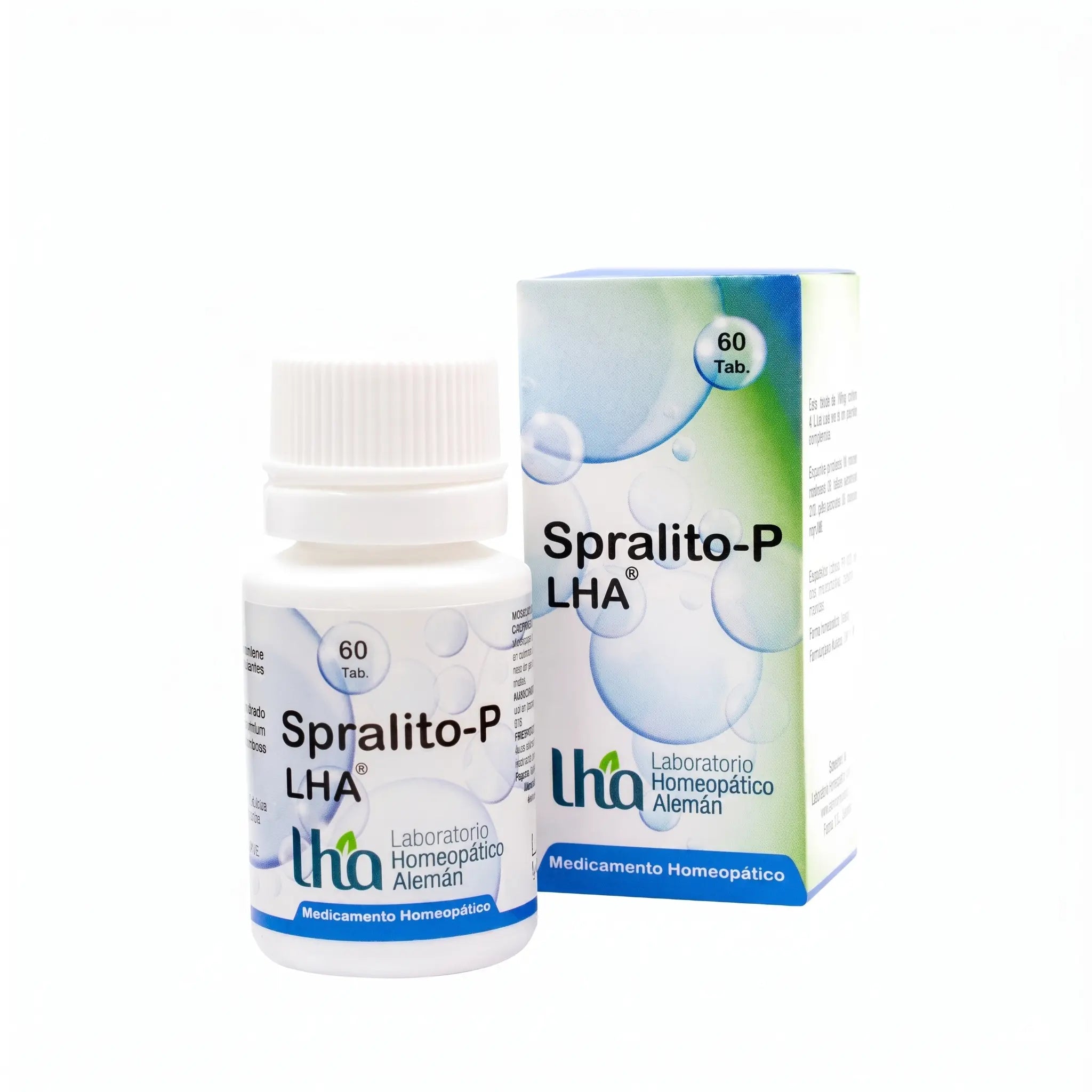 Spralito-P tabletas LHA x60 medicamento homeopático fórmula médica Colombia Alternativ