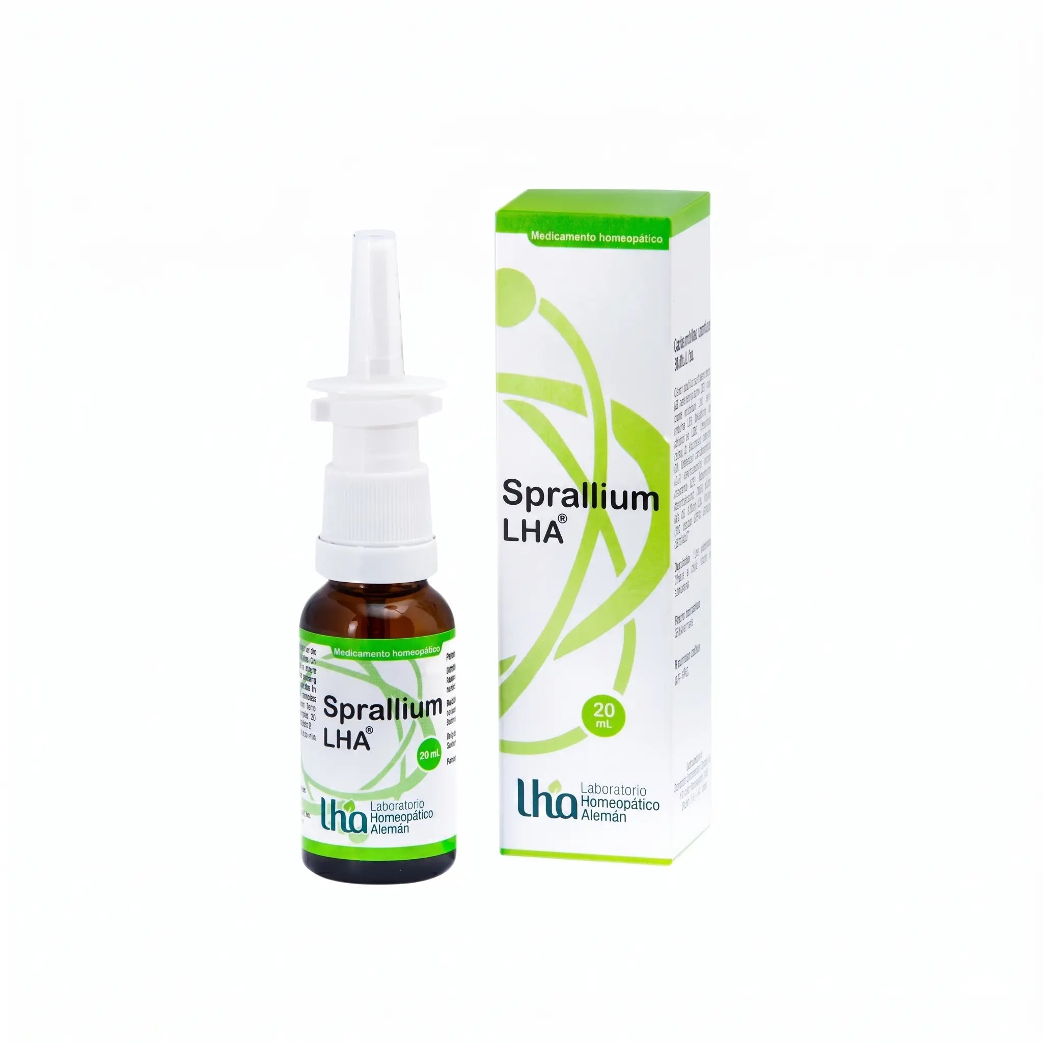 Sprallium spray LHA 20 ml medicamento homeopático fórmula médica Colombia Alternativ