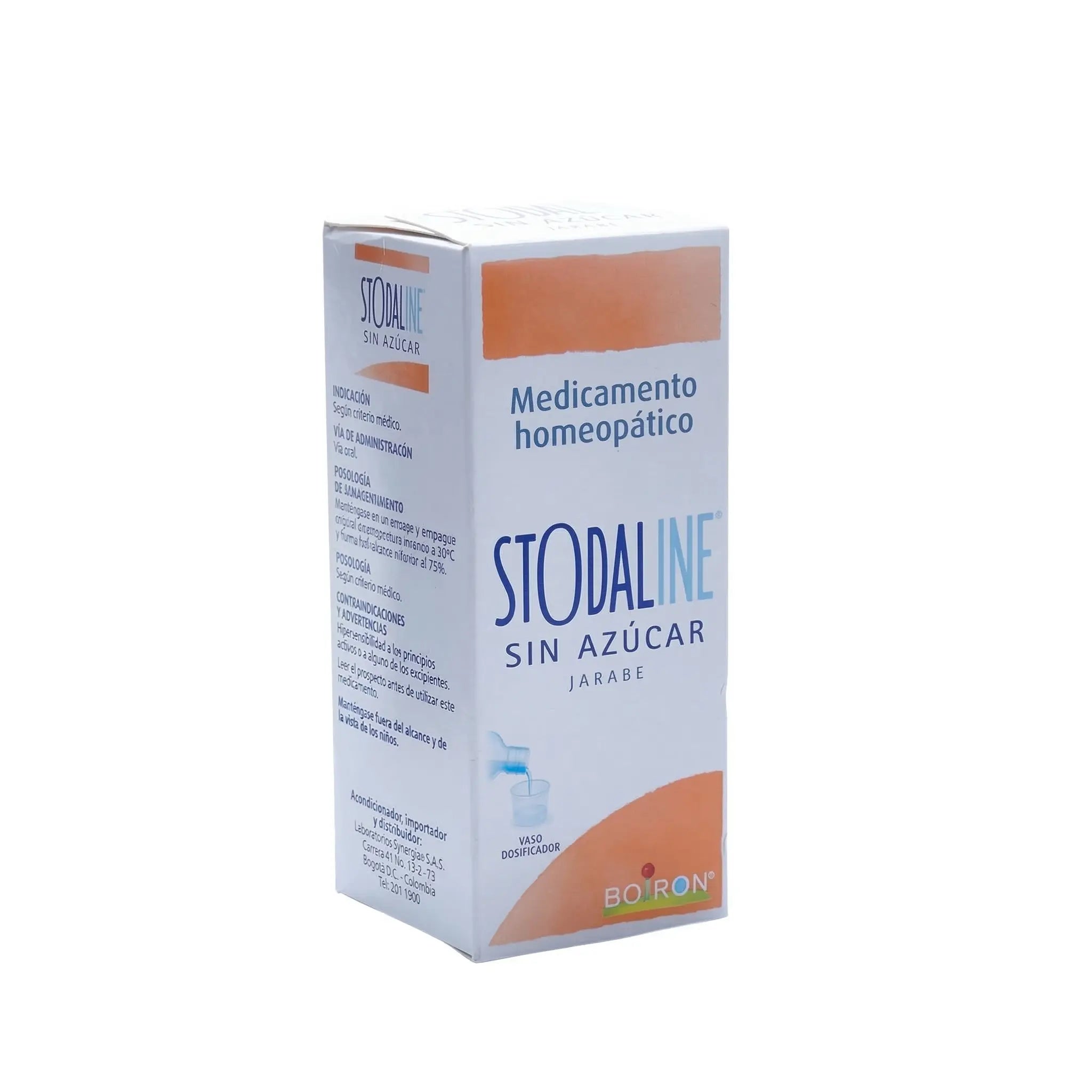 Stodaline Boiron jarabe 200 ml medicamento homeopático respiratorio Colombia