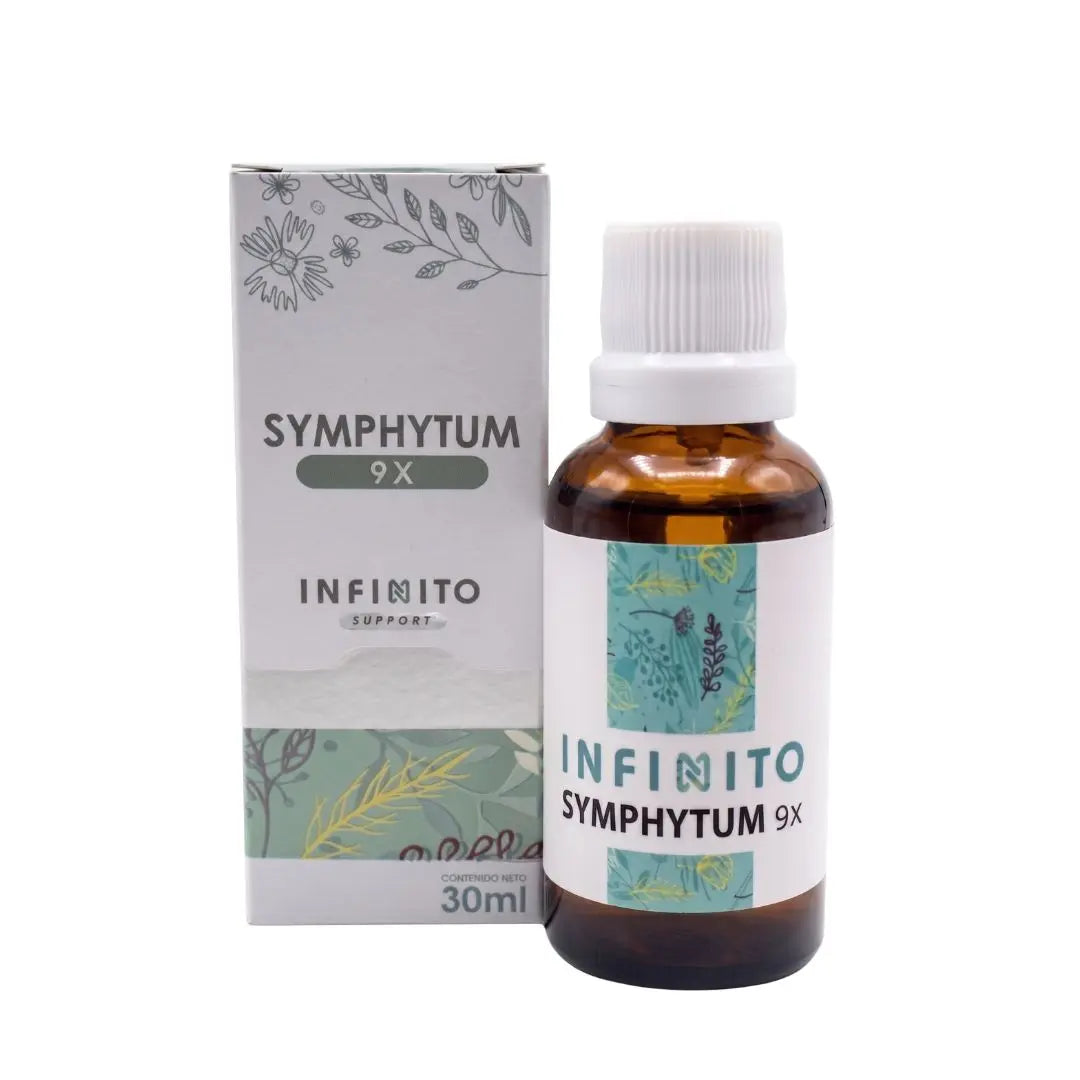 Symphytum 9X Gotas medicamento homeopático oficinal elaborado por H&V Farmacia Homeopática y distribuido por Alternativ S.A.S.