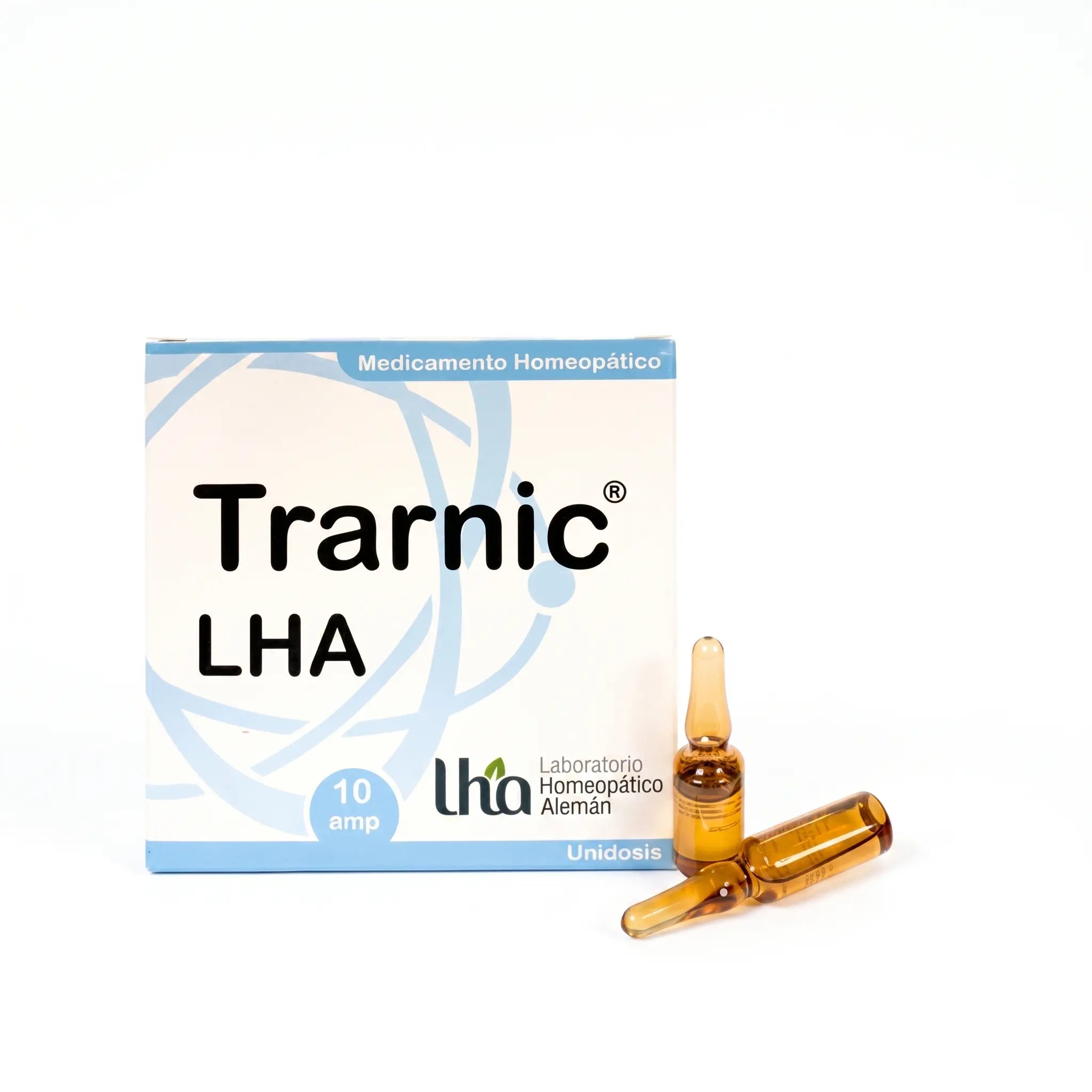 Trarnic ampollas LHA x10 2 ml medicamento homeopático inyectable fórmula médica Colombia Alternativ