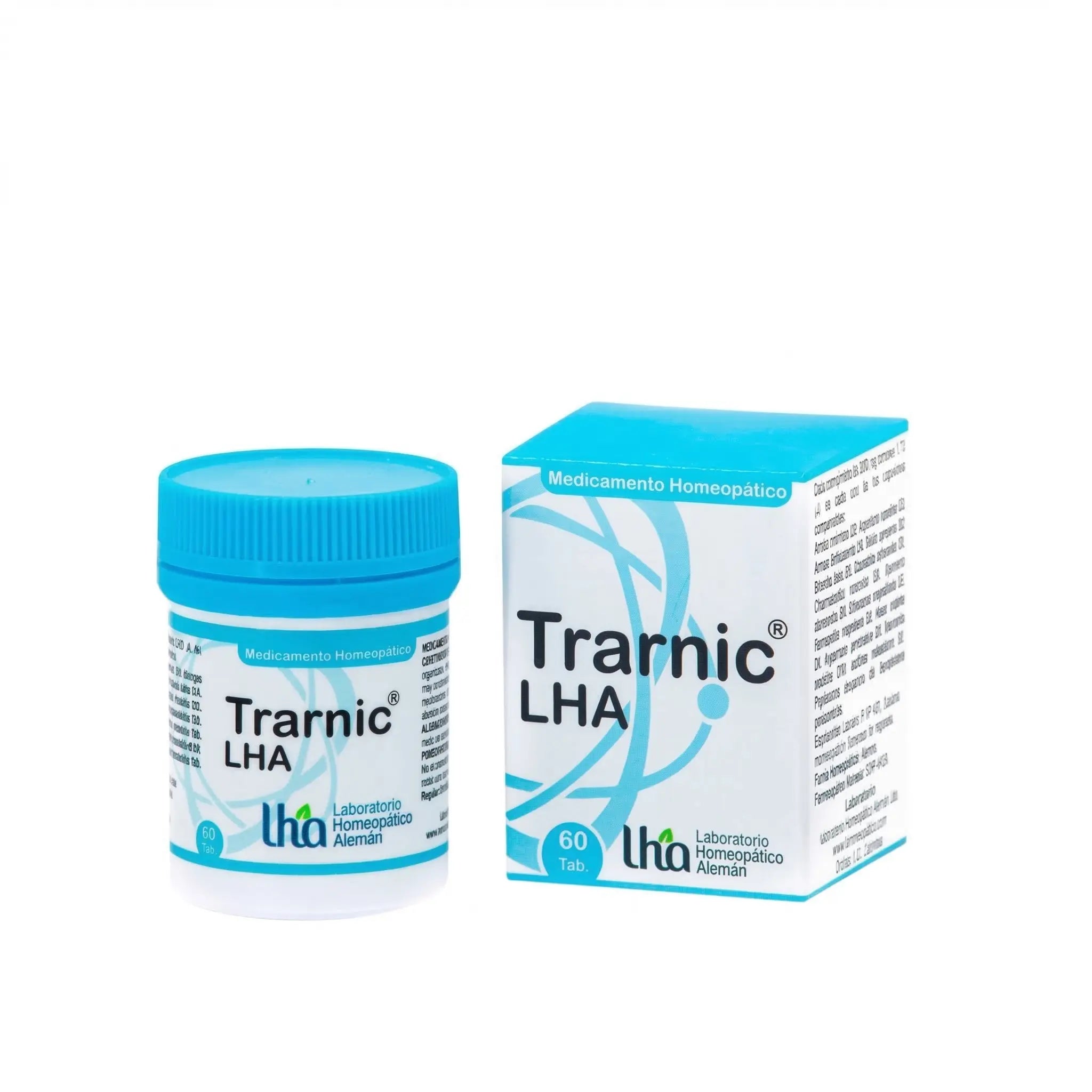 Trarnic LHA comprimidos medicamento homeopático frasco x50 registro INVIMA Colombia