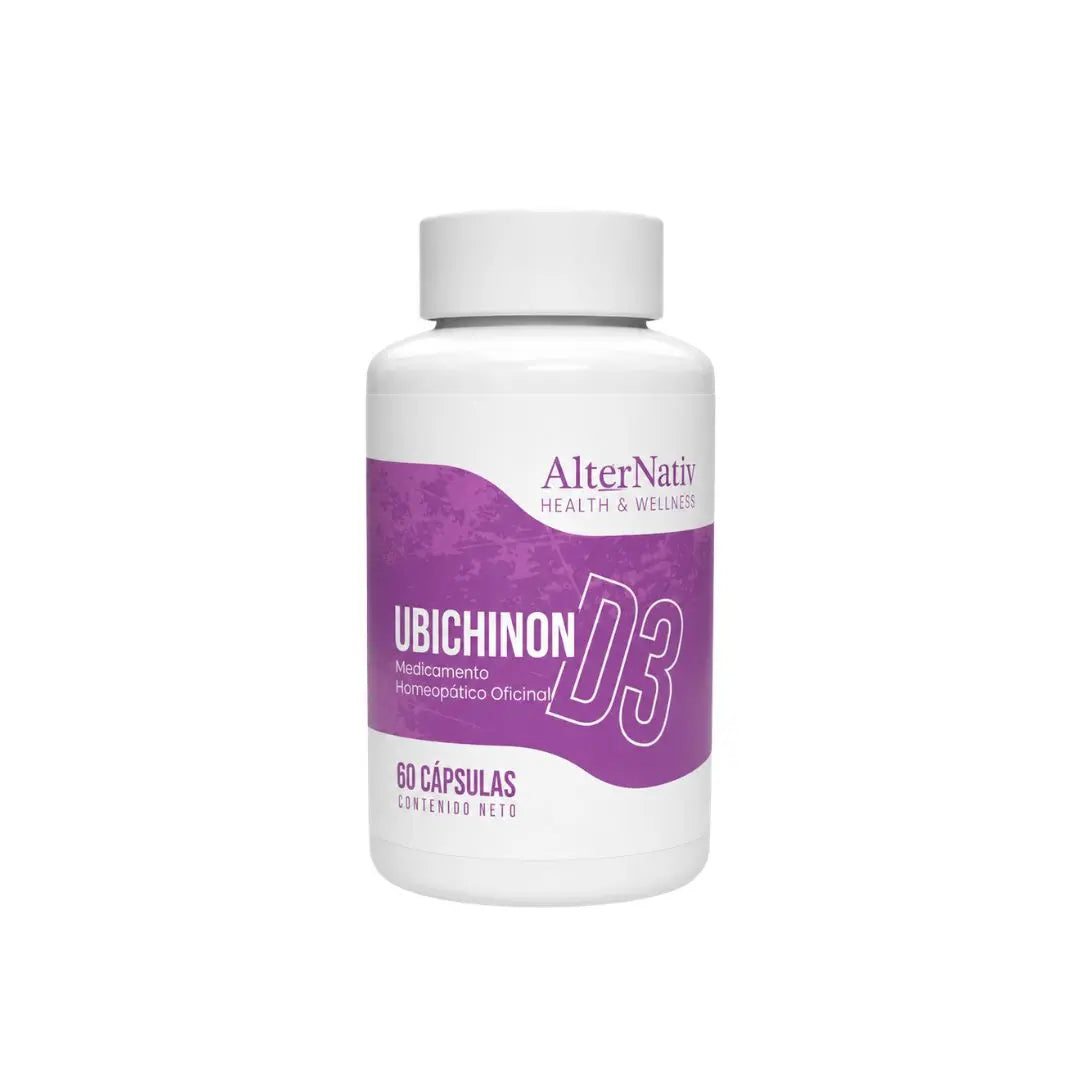 Ubichinon D3 cápsulas x60 medicamento homeopático oficinal Alternativ Colombia Jaquin France